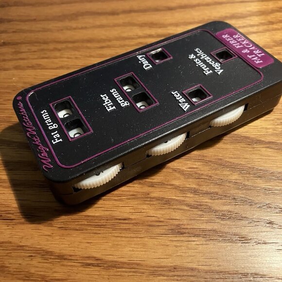 Vintage 90s Weight Watchers Fat & Fiber Tracker Manual Tracker No Box - Picture 5 of 9